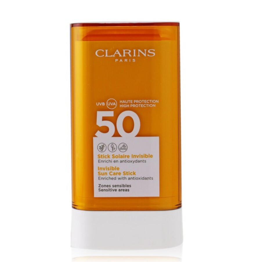 Skincare Clarins Invisible Sun Care Stick Spf50 For Sensitive Areas ~ Meetbeautyshop 